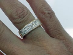 Diamond & Gold Jewellery 60pts Diamond Set Band Ring set in 18ct Rose Gold