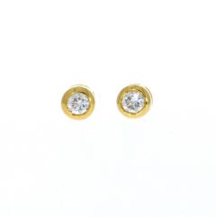 Diamond & Gold Jewellery 18ct Yellow Gold 25pts Brilliant Cut Diamond Stud Earrings