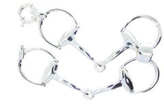 Bracelets Sterling Silver Large Snaffle Bit Bracelet Horse Equestrian Jewellery