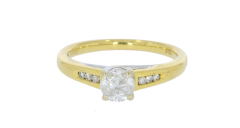 Diamond & Gold Jewellery 18ct Yellow Gold Diamond Solitaire Ring (Secondhand)