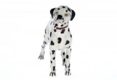 Domestic Pets Saturno Sterling Silver & Full Enamel Dalmatian Dog Canine Figurine