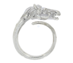 Equestrian Jewellery Collection Sterling Silver Horse Head Ring Equestrian Jewellery
