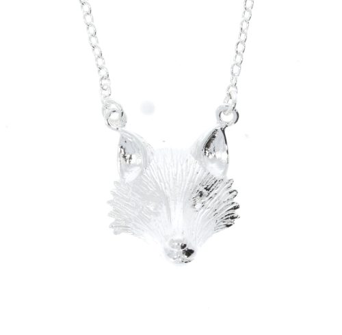 Equestrian Jewellery Collection Sterling Silver Fox Mask Necklace Countryside