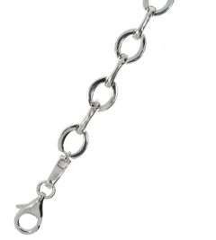Bracelets Sterling Silver Loop Design Bracelet