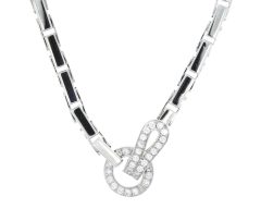 Diamond & Gold Jewellery Cartier pre-owned Agrafe 1.10ct Diamond Collar Necklace