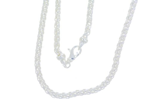Necklaces Sterling Silver Solid Fox Tail Link Necklace