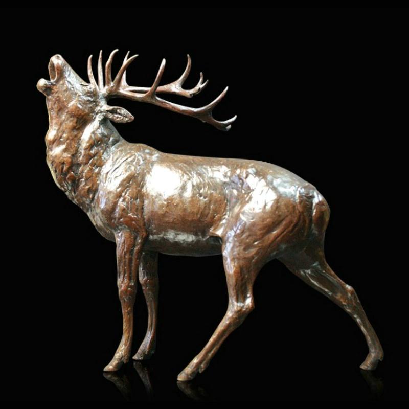 British Wildlife Solid Bronze Stag Roar of the Highlands (993)