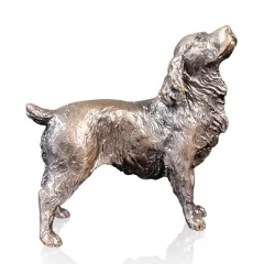 Bronze Sculptures Solid Bronze Cocker Spaniel (1196)