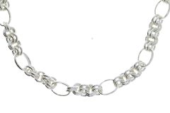 Necklaces Sterling Silver Belcher & Oval Link Handcrafted Necklace