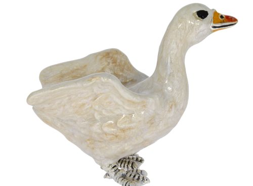 British Wildlife Saturno Sterling Silver & Enamel Large Duck